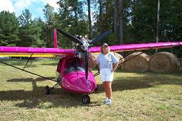 Kim Arrowood and her Flightstar (click on photo to view full sized image)